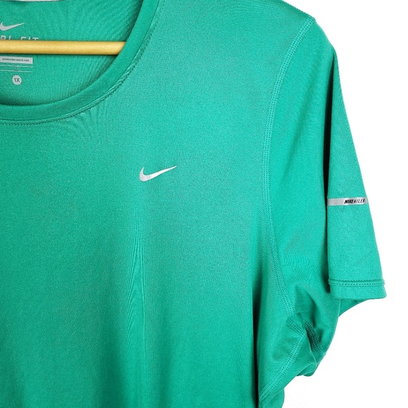 4/$25 Nike Dri Fit Green Recycled Tee Shirt 1XL - Picture 2 of 5